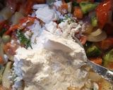 A picture of step 1 of Cornflour pizza.