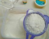 Foto langkah ke 3 dari resep Bolu Kukus Pandan Keju Lezat & Ekonomis.