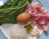 Foto langkah ke 1 dari resep Mie Shirataki Kuah (Mie Diet) Topping Belly Beef.