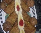 A picture of step 4 of Leftover Banana Custard Pancakes.