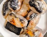 Foto langkah ke 8 dari resep 🍣Vegan Rice Paper Sushi Dumplings | tuna & shiimeji mushrooms.