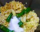 A picture of step 1 of Moongdal Chilla.