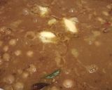 A picture of step 9 of Chole masala or chickpeas masala.