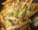 A picture of step 7 of Honey Chilli Potato.