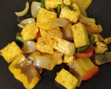A picture of step 4 of Vegetable kolhapuri.