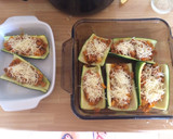 Foto del paso 6 de la receta: Calabacines rellenos vegetarianos