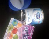 Foto langkah ke 1 dari resep silky pudding ala puyo super irit super lembut super enak!!.
