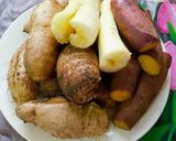 Hình bước làm 5 của món Khoai lang,khoai từ,khoai mì,khoai môn luộc