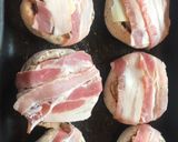 Házi csirkemájkrémmel, sajttal, baconnal töltött gombafejek ➡️ zöldség körettel 🐥🍄🍽🔝 recept fázis 8 fotója