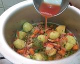 A picture of step 4 of Mix Vegi Pulao.