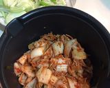 Hình bước làm 2 của món Canh Kim Chi