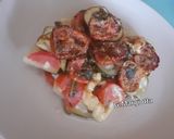Foto del passaggio 4 della ricetta Sformato di zucchine, patate, pomodori e mozzarella