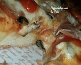 Foto langkah ke 4 dari resep Pizza bolognese.