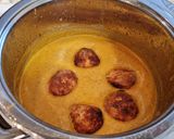 Foto del paso 11 de la receta Albóndigas de pollo en salsa de zanahorias y champiñones