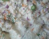 A picture of step 3 of Rawa roti quick breakfast.