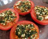 Une image de l'étape 4 de Tomates gratinées à l'ail et persil.