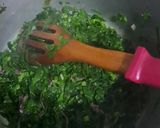 A picture of step 4 of My best sukumawiki(kales)🥬.