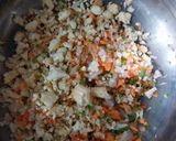 A picture of step 1 of Spaghetti with pumpkin sauce and Veg Balls.