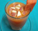 A picture of step 2 of Sugar Free Apple, Papaya & Ginger Smoothie.