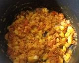 A picture of step 4 of Aloo ki tarkari.