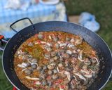 A picture of step 7 of Paella Loredana.