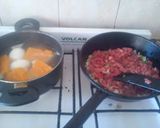 Foto del paso 2 de la receta: Pastel de arroz y zapallo