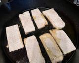 A picture of step 4 of Crispy Tofu Shawarma with Pickled Onions.