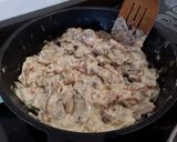 Foto del paso 4 de la receta: Pimientos rojos rellenos de carbonara
