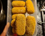 Foto langkah ke 6 dari resep Chicken Cheese Nugget dengan Brokoli.