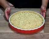 A picture of step 10 of Apple Crumble Pie.