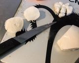 Une image de l'étape 4 de Melon aux deux jambons,mozzarella di buffala et basilic.