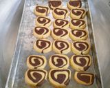 A picture of step 8 of Pinwheel Cookies 😍😍.