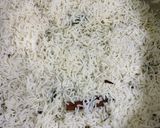 A picture of step 7 of Green Chicken Biryani.