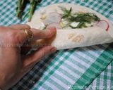 A picture of step 14 of Flat  Naan  Bread نان تافتون.