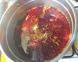 A picture of step 3 of Native palm oil jollof rice with a twist.