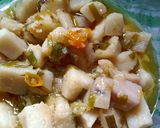 Foto langkah ke 6 dari resep Tumis Umbi Talas.