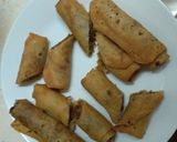 A picture of step 5 of Veg spring rolls#eid challenge#wheat challenge # 4 weeks challen.