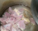 A picture of step 1 of Beef pulao.