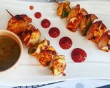 A picture of step 4 of Paneertikka.