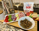 Foto del paso 1 de la receta: Arroz con pollo y setas