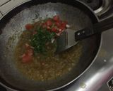 A picture of step 7 of Pav Bhaji Pizza.