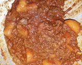 A picture of step 7 of Aloo Keema Masala in Bengali Style.