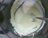 A picture of step 1 of Tricolor fruit custard tricolor chocolate bowl.