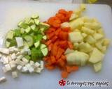 Multi-colored vegetable soup recipe step 3 photo