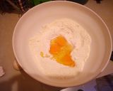 A picture of step 2 of Pineapple flavored pancakes.