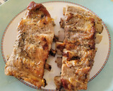 Foto del paso 5 de la receta: Costillar de cerdo confitado, y salsa de naranja. Receta propi