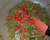 A picture of step 3 of Minced meat biryani.