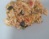 Foto del paso 15 de la receta: Arroz integral con pollo🍗 y verduras🥕🥒🌶