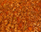 Foto del paso 4 de la receta: Berenjenas rellenas de boloñesa en freidora de aire