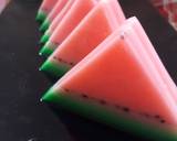 Puding semangka langkah memasak 6 foto